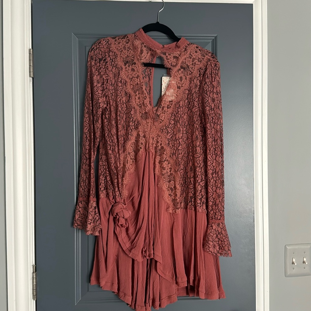 Free People, Dusty Mauve Dress, Size M